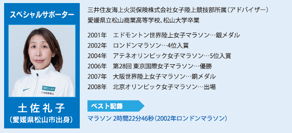 土佐礼子さんプロフィール