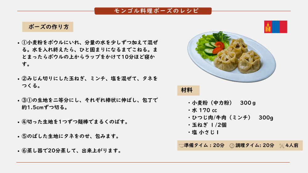 ボーズレシピ