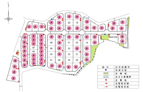 さくら団地 区画図
