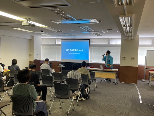 市町説明の様子