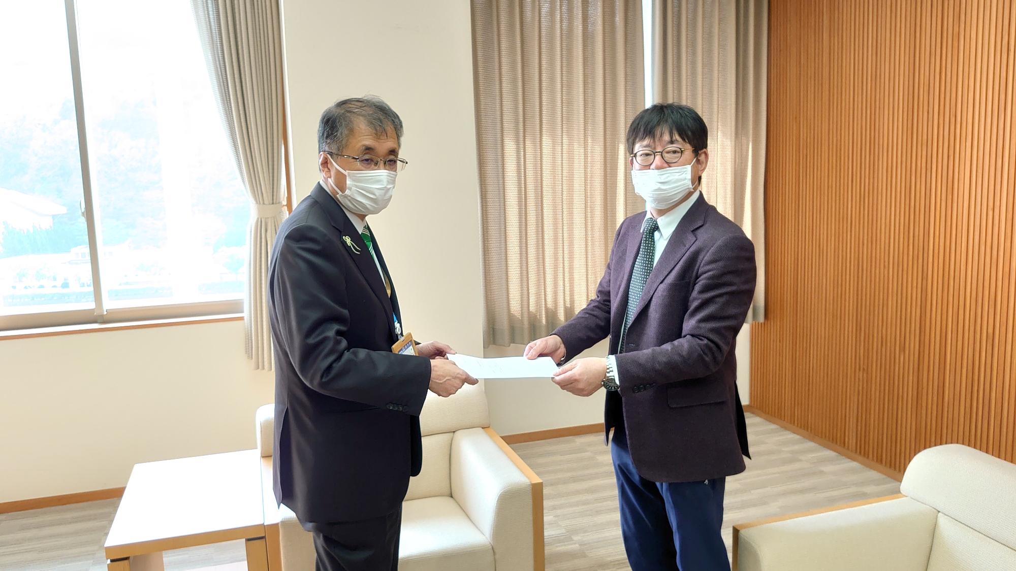 令和2年度市長提言の様子