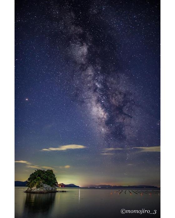 たこ焼き島と星空