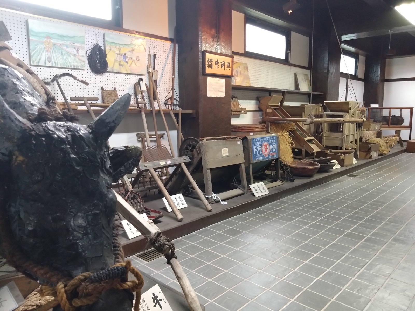 郷土文化保存伝習施設の展示