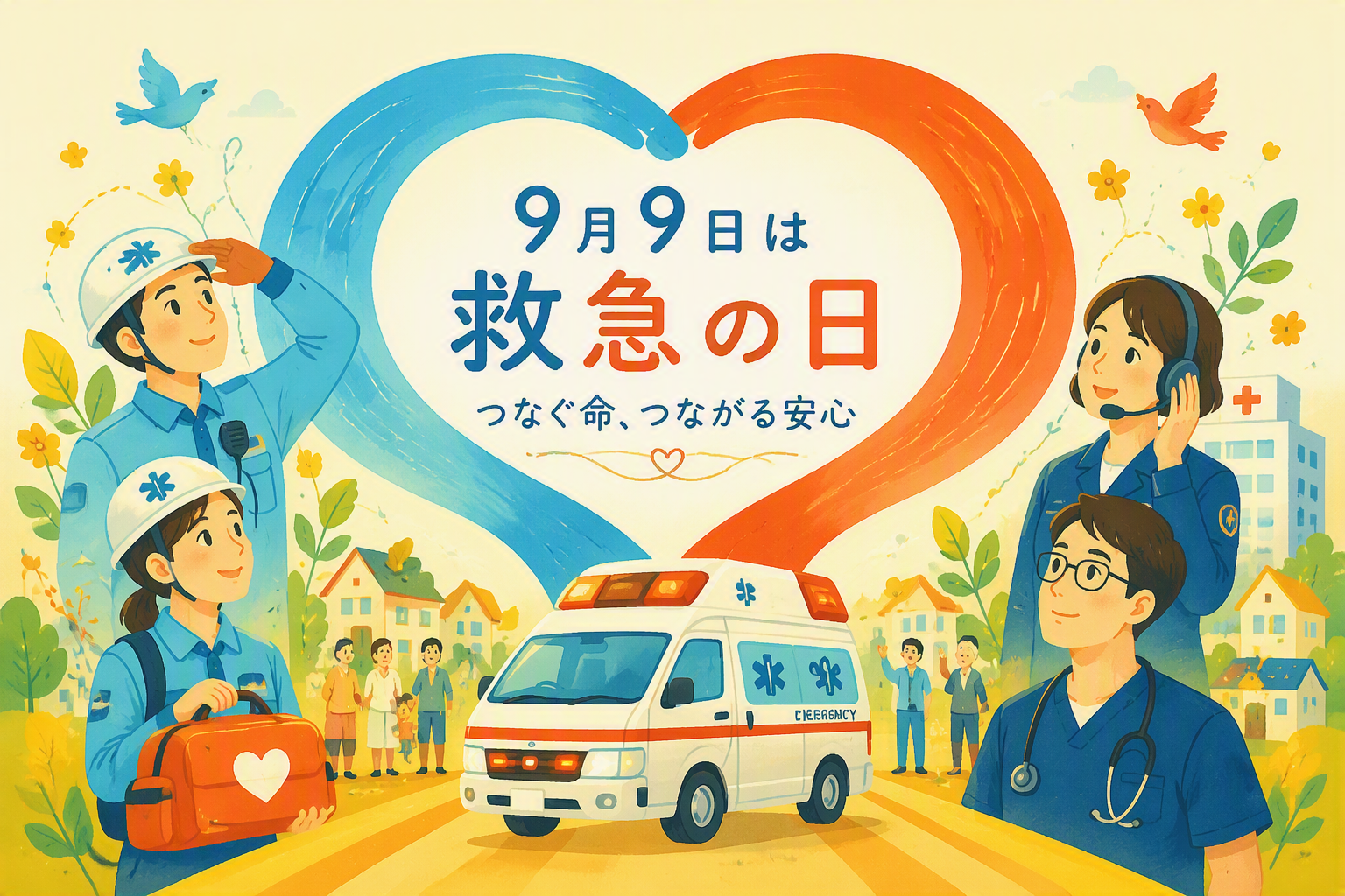 救急の日イラスト