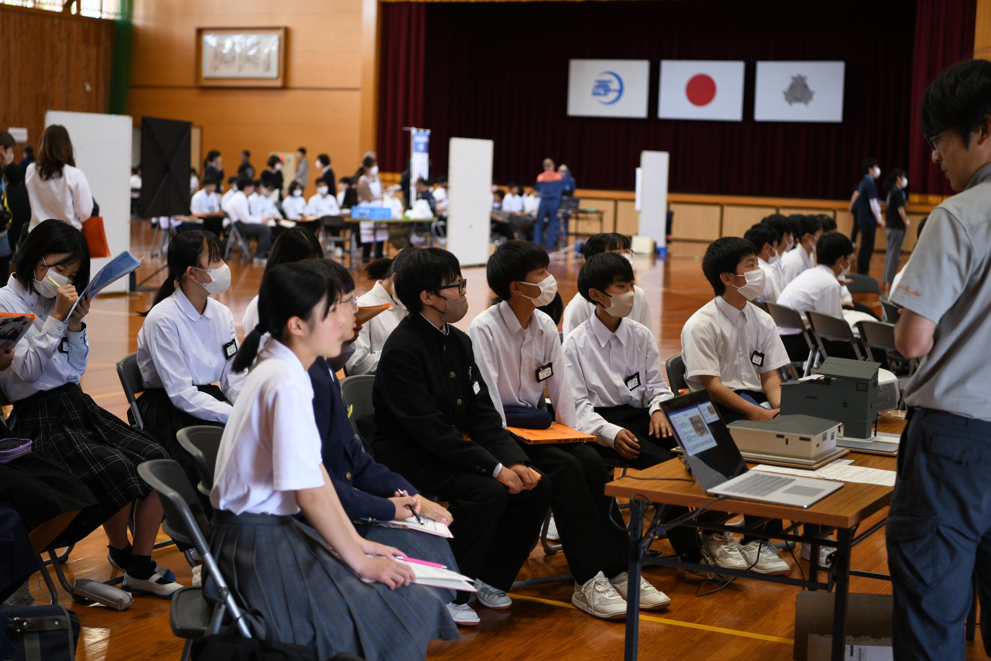 企業ブースの様子
