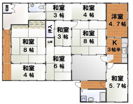 detached 宇和町小野田