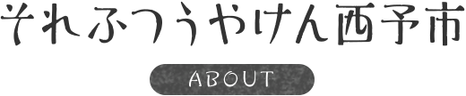 それふつうやけん西予市 ABOUT